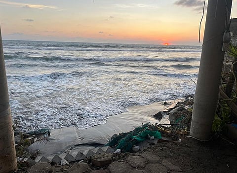 Desaparece campamento tortuguero por huracán 'Otis'