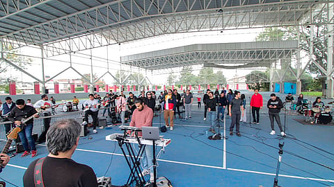 Así se preparan más de 100 músicos michoacanos para el flashmob en el Francisco Villa