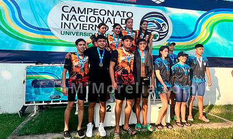 Michoacán, primer lugar en Campeonato Nacional de Invierno de Natación 2023 