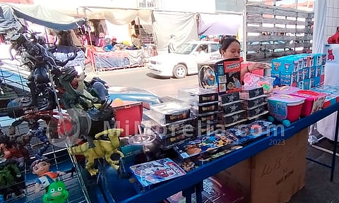 Entre altibajos la venta de juguetes por Día de Reyes en Morelia: comerciantes 