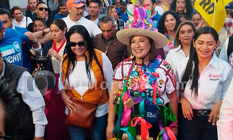 "Continuidad es impunidad, la opción es luchar por México" Xóchitl Gálvez desde Uruapan