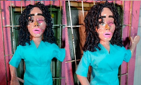 ¿Mal gusto? Hacen piñata Paolita Suárez golpeada 