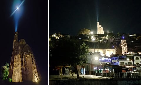 Haz de luz en estatua de Morelos iluminará recorridos nocturnos por Lago de Pátzcuaro