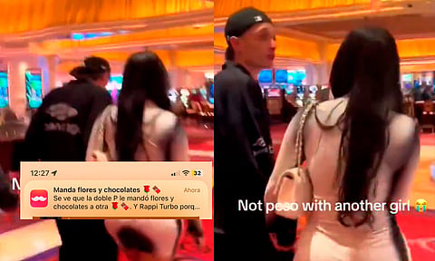 Rappi se burla de ruptura entre Peso Pluma y Nicki Nicole con notificación 