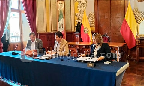 Firman convenio de colaboración, Fiscalía General del Estado y Ayuntamiento de Morelia