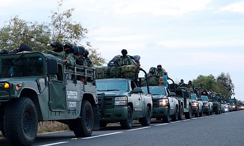 Arriban a Michoacán integrantes del Ejército y Guardia Nacional 