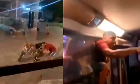 Hombre trepa camión en movimiento para perseguir a su novia infiel en Colombia [Video]