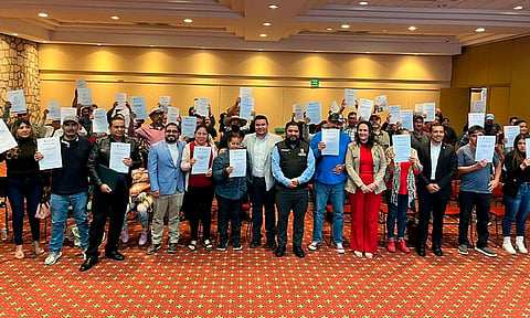 Sedum da certeza jurídica a familias de Morelia con entrega escrituras