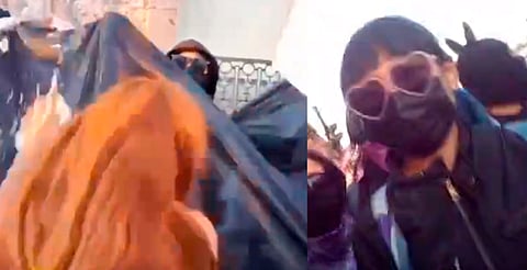 Reportan agresiones a dos reporteras mientras cubrían la marcha del 8M en Morelia 