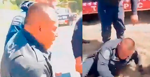 "Cachan" a policía teniendo relaciones sexuales dentro de su patrulla en Cuautitlán [Video]
