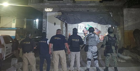 En cateo, asegura FGE sustancia con apariencia de narcótico en colonia de Morelia