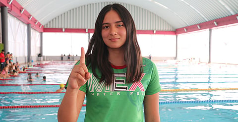 Ella es Melody Ramos, la joven michoacana que se la rifa en el polo acuático