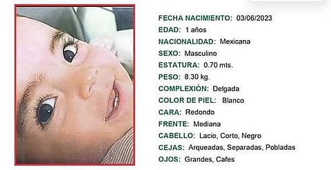 Buscan a bebé desaparecido en Michoacán; acusan al papá de tenerlo 