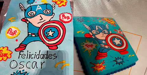 Mandó a hacer un pastel del Capitán América y le entregaron un mutante [Video]