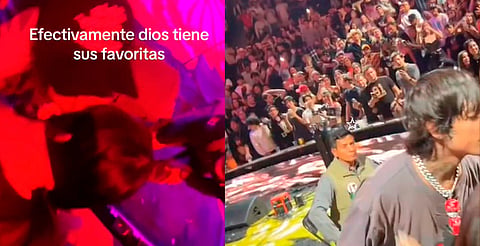 Natanael Cano reparte besos a sus fans en la Feria de San Marcos [Video]