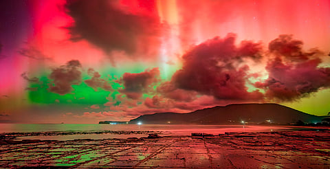 Tormenta solar provoca espectaculares auroras boreales visibles en México