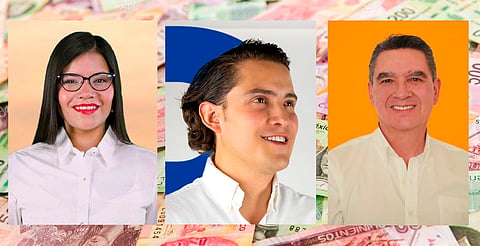 ¿Cuánto han gastado en campaña los candidatos federales del distrito 10?