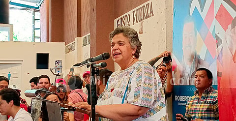 Beatriz Paredes pide que se multiplique la seguridad para candidatos en la recta final del proceso electoral 