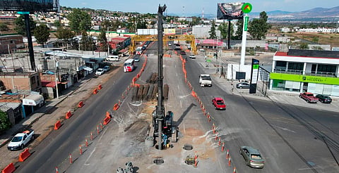 Paso superior vehicular de Villas del Pedregal beneficiará a mas de 40 mil personas