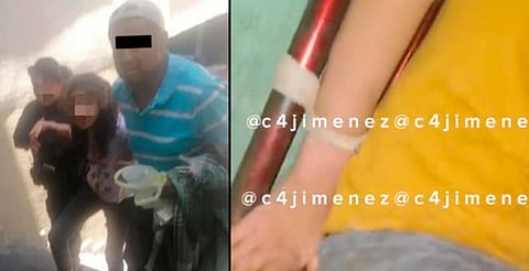Rescatan a niña que vivía amarrada en su casa y detienen al padre [VIDEO]