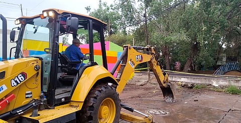 Se prevé que mañana concluya la reparación de la fuga