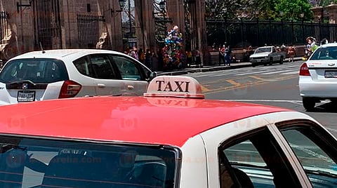 Sí hay un esquema tarifario para taxis en Morelia: Instituto del Transporte