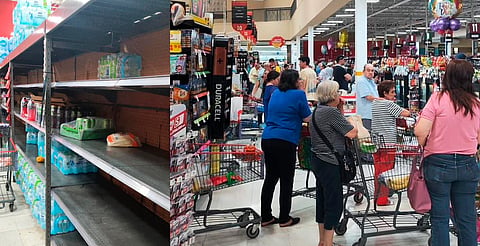 Comienzan compras de pánico ante la llegada de la tormenta tropical Alberto