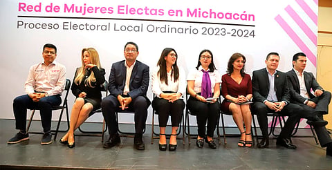 Instala el IEM la Red de Mujeres Electas de Michoacán