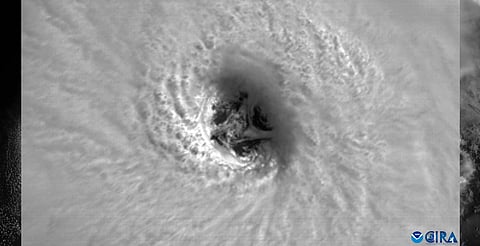 Así se ve el impactante ojo del huracán Beryl desde el espacio [VIDEO]