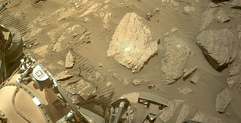 Rover de la NASA encuentra piedra que podría albergar vida microscópica 