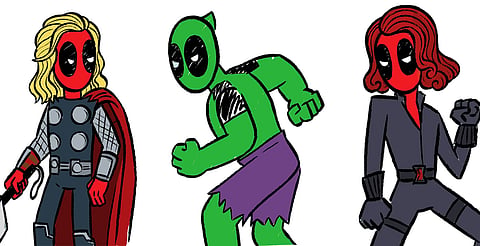 Deadpool invadió las fotos de perfil de las cuentas de Marvel Studios