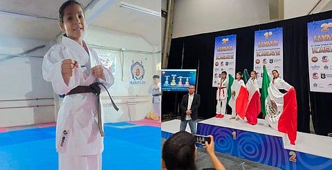 Niña moreliana se lleva medalla mundial en Karate 