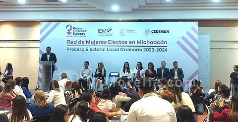 Instalan Red de Mujeres Electas en Michoacán
