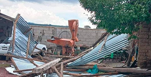Tornado daña 10 inmuebles en Hidalgo [VIDEO]