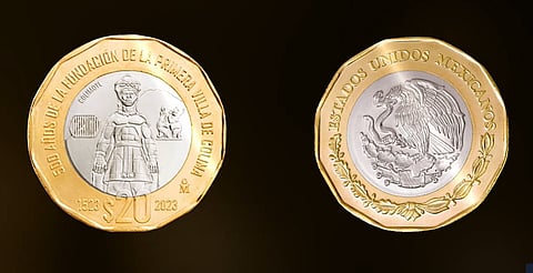 Hay nueva moneda de 20 pesos y así de bella es
