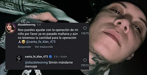 Santa Fe Klan ayuda a niño para su operación