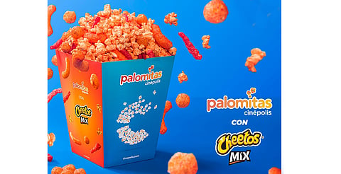 Morelia: Cinépolis lanza palomitas Cheetos Mix