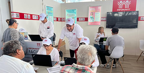 Atendió Infonavit a más de 400 trabajadores durante su Mega Feria de Servicios