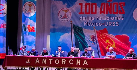 Celebran en México centenario del establecimiento de relaciones diplomáticas con la URSS