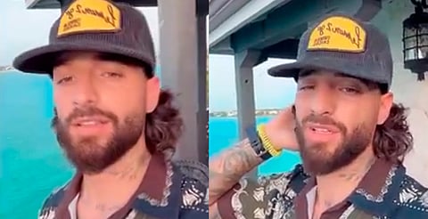 Le roban su teléfono a Maluma y manda mensaje a los delincuentes 