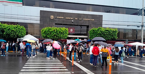 Inicia paro de labores en el Poder Judicial contra reforma; "están en su derecho", dice AMLO