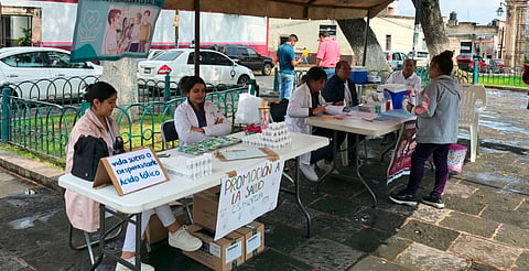 Instalan módulo de vacunación gratuita en el Centro de Morelia
