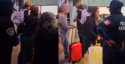 Mujer amenaza a taquillera en Central de Autobuses, la apodaron "Lady Cancélamelo" [VIDEO]