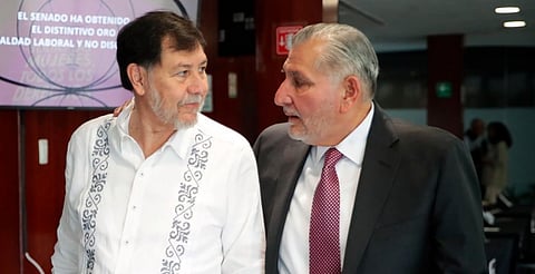 Morena elige a Adán Augusto como su coordinador en el Senado; Noroña presidirá