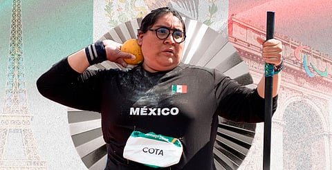 Plata y récord para mexicana en impulso de bala, en Paralímpicos París 2024