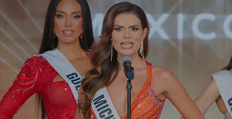 Mariana Macías, representante de Michoacán en Miss Universe México, termina como cuarta finalista 