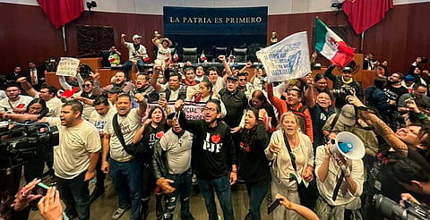 Irrupción en Senado, acción desesperada de la derecha ante reforma judicial: Fabiola Alanís