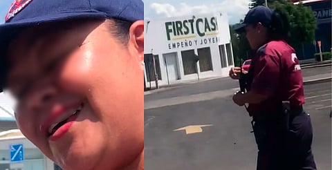 Acusan de maltrato animal a trabajadora en Macroplaza Estadio