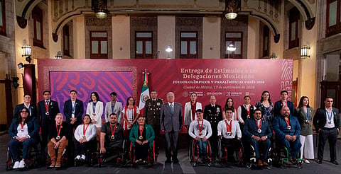 Primer mandatario felicita a deportistas y agradece apoyo de la titular de Conade, Ana Gabriela Guevara