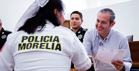 Policía Morelia reconoce a mejores oficiales de la administración 2021-2024 y del mes de agosto 